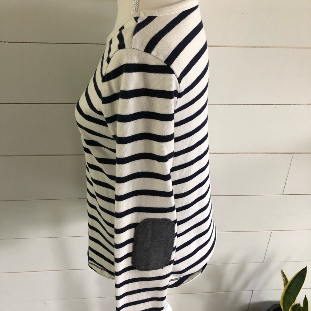 Gap Long Sleeve Navy Stripe Shirt